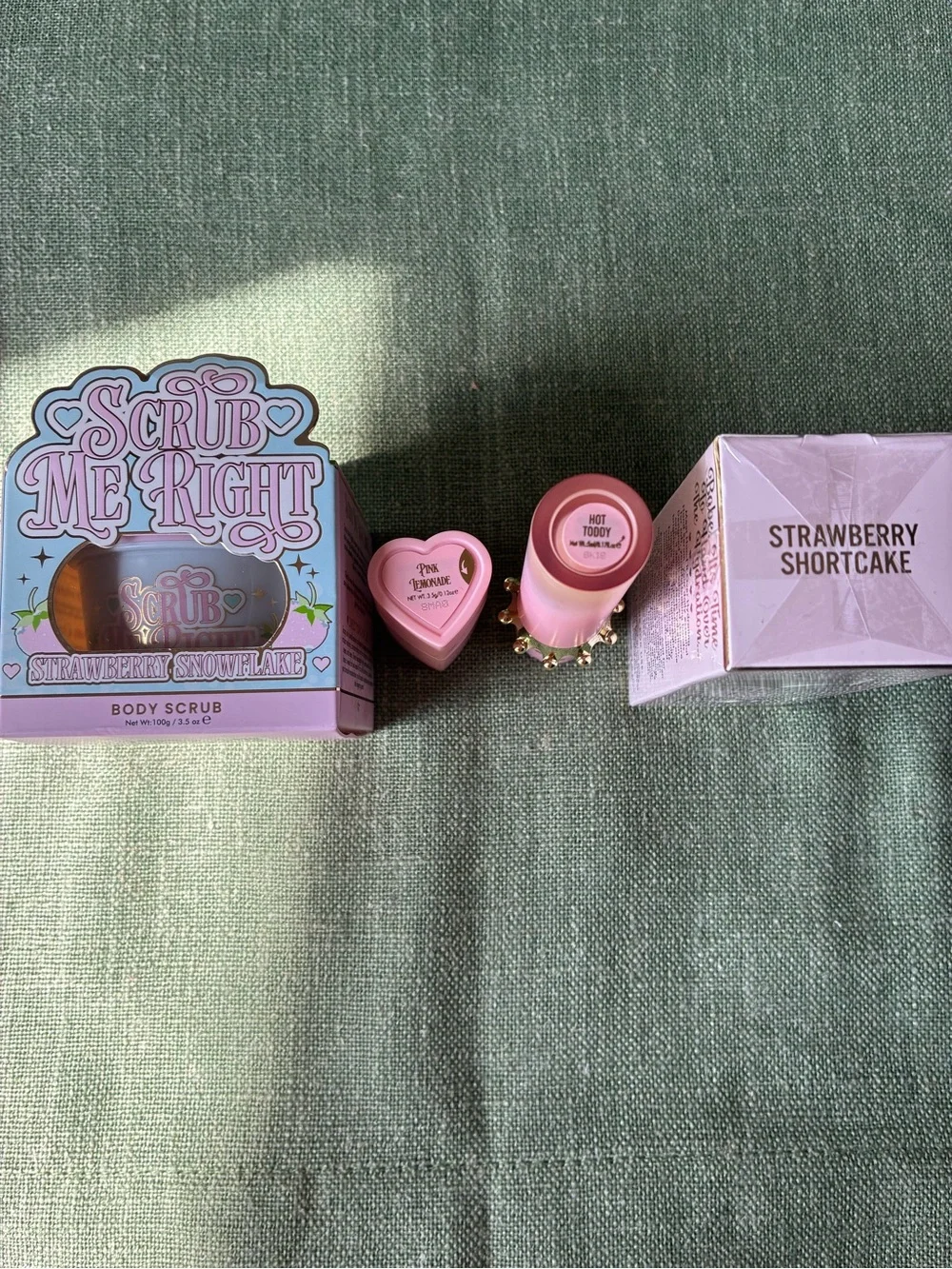 P.Louise Skin 4-Piece Body Care Bundle Scrub Serum Mist & Balm